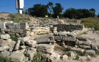 Античный город калос лимен в п. черноморское (крым): фото, как добраться, описание