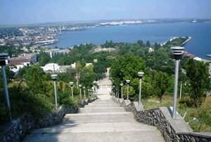 Большая Митридатская лестница в Керчи (Крым): фото, как добраться, описание