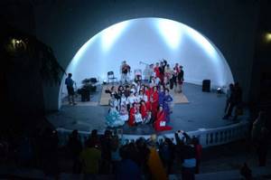 Фестиваль фламенко в Никитском ботсаду в августе 2017 г.