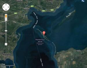 Керченский пролив (Крым, Тамань): на карте, описание, география