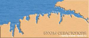 Бухта Голландия в Севастополе, Крым: район на карте, фото