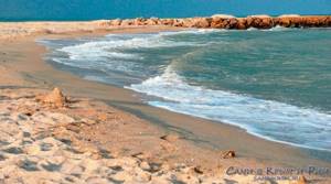 Дикие пляжи около Евпатории. Нудистский. Фото, на карте, описание