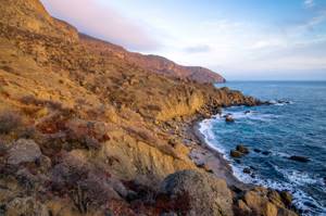 Пляж Меганом – Судак, Крым: фото, на карте, как добраться