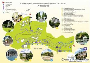Парк Парадиз (Айвазовского) в Крыму, Партенит: сайт, фото, адрес, описание