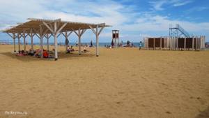 Городской пляж СанДали в Керчи: фото, на карте, адрес, отзывы