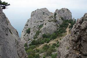 Гора Караул-Оба - Новый Свет (Крым): фото, маршрут, на карте