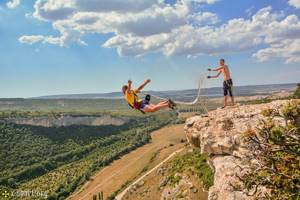 Роупджампинг в Крыму: места, цены 2020 на прыжки со скал, отзывы